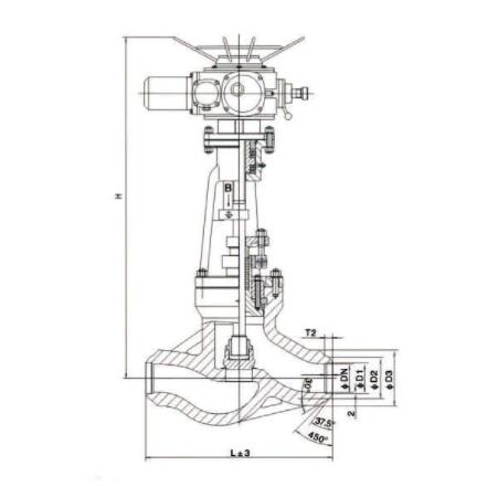 電動電站截止閥12